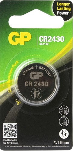 GP - CR2430 Lithium -Knopfzelle 3V 1pk