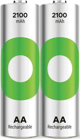 Gp nimh oplaadbare batterij aa 2100ma blister(2) - 3311440