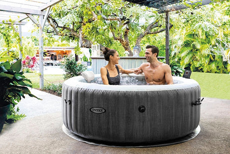 Intex Inflatable Spa Graywood Deluxe 4 Persoons