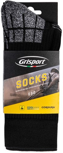 Grisport esd sokken 25107 | grijs zwart | maat 50 - 00.048.179.47