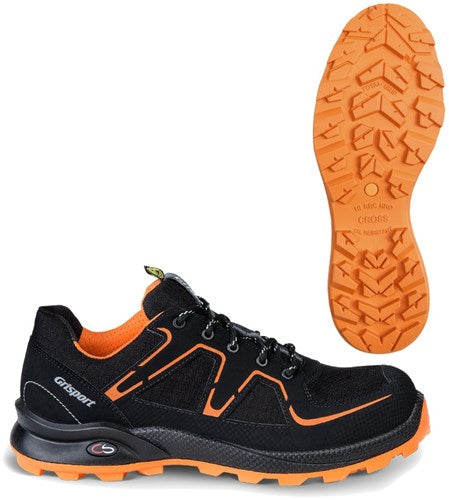 Grisport safety cross safety beat 33602 laag s3 zwart oranje - maat 46 - 00.049.007.46