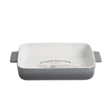 Gusta Auflaufform Fade 32x19,9x5,4 cm weißgrau