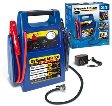 Gys Gyspack Air 400 Starthilfe | Kompressor | 12-Volt-Netzteil - 5192026322