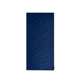 Lebendige Streifen | blaues Mikrofaserhandtuch 180 x 90 cm