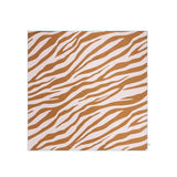 Lebendige Streifen | Orangefarbenes Mikrofaserhandtuch 180 x 180 cm