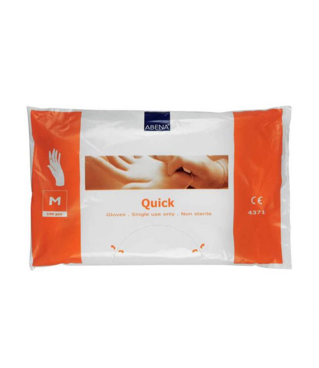 Abena quick wegwerp handschoenen 100st. medium