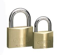 Padlock z mosiądzem 65 20 mm - złoto - blokada klucza - 20 mm - 3 cm