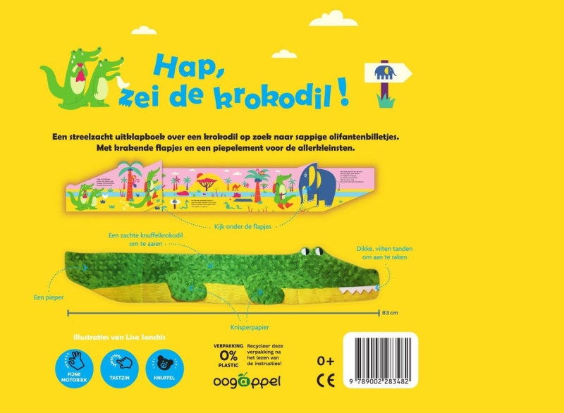 Augapfelbiss, sagte das Krokodil! (Stoffheft)