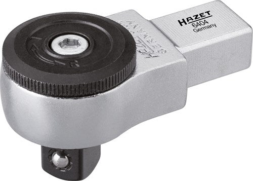 Hazet Steck-Umschaltknarre 6404 14 x 18 mm Steckvierkant massiv 1 2 Zoll (12,5 mm) Vierkant massiv Länge: 70,5 mm