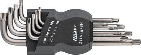 Hazet Winkelstiftschlüsselsatz Winkelschrauben-Set 8tlg. Torx