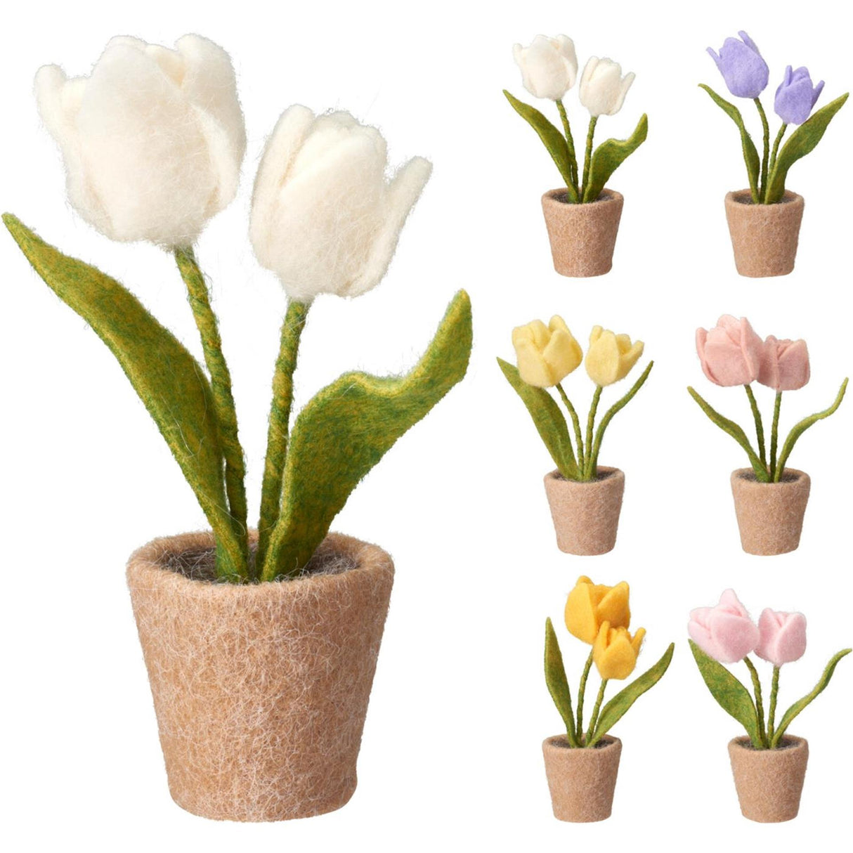 Tulpen in pot 19cm 6 assorti