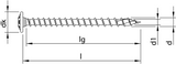 Heco-topix-plus 10,0 x 100, tk, t40, vd, vz; 50 Stück – hc61483
