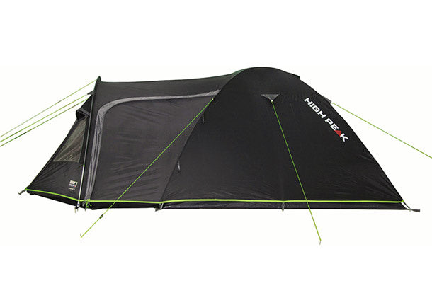 High Peak Family Tent Meso 4-Personen 360 x 240 x 130 cm Schwarz