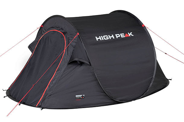 High Peak Popup Tent Vision 3-Personen 235 x 180 x 100 cm Schwarz