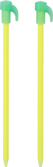 Highlander tent hairing fluorescent 20 cm plastic 6 pieces yellow