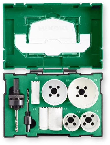 Hikoki-Zubehör 11-teiliges Lochsägen-Set (Box III) – 40030032