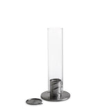 Höfats Spin 120 Atmosphäre Lantern Edelstahl 23 x 54 cm Silber