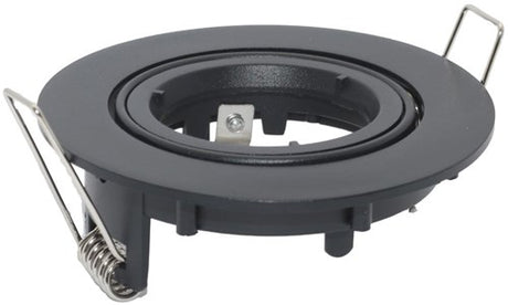 Enzo hope inbouwspot 50mm verstelbaar rond mat zwart - 5013202