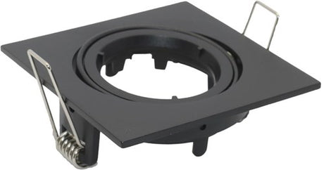 Enzo hope inbouwspot 50mm verstelbaar vierkant mat zwart - 5013203