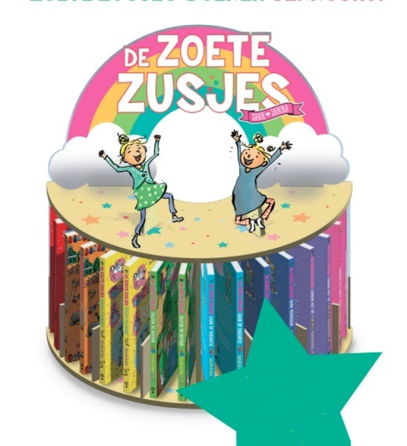 Holzdisplay süße Schwestern 33 ex.