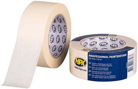 Hpx Products Abdeckband Abdeckband 60 C cremeweiß 50 mm x 50 m