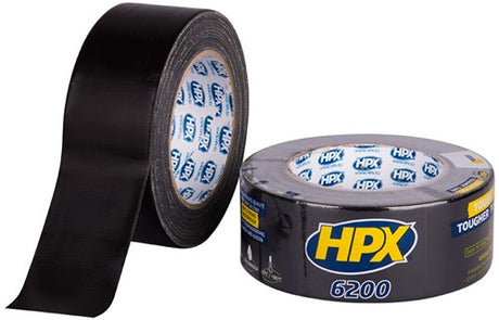 Hpx Products Klebeband-Reparaturband, schwarz, 48 mm x 25 m