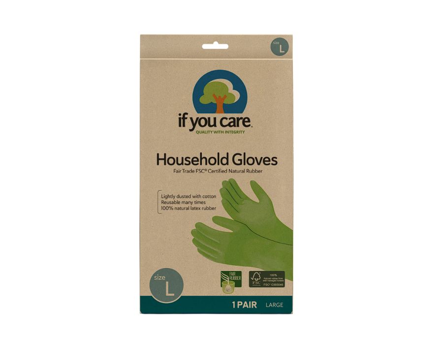 If you care Haushaltshandschuhe – FSC-Gummi – l