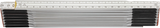 Hultafors duimstok p600 3m | wit - hu106729
