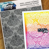 Ranger Ink Ranger • Simon Hurley erstellt Hintergrundstempel Volkskunst Blumen 15,24 x 15,24 cm