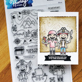 Ranger Ink Ranger • Simon Hurley erstellen. Photopolymer-Stempel Piratenparty
