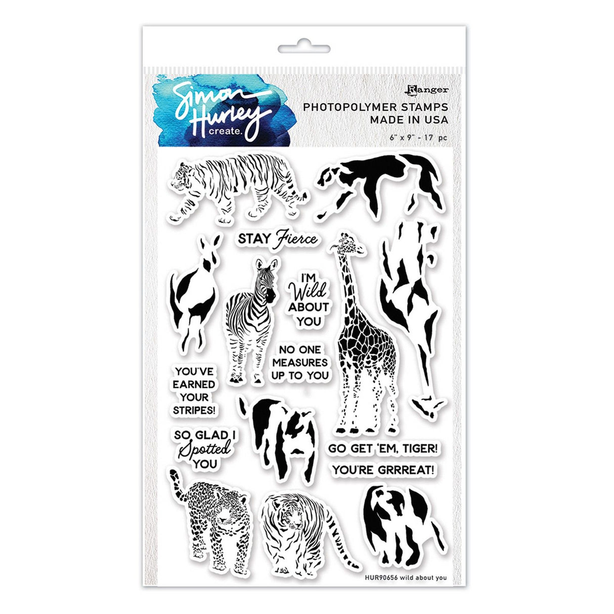 Ranger Ink Ranger • Simon Hurley erstellen. Photopolymer-Stempel wild auf dich