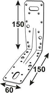 Connex verstärktes Quadrat 150x150x60 vz - hv701326