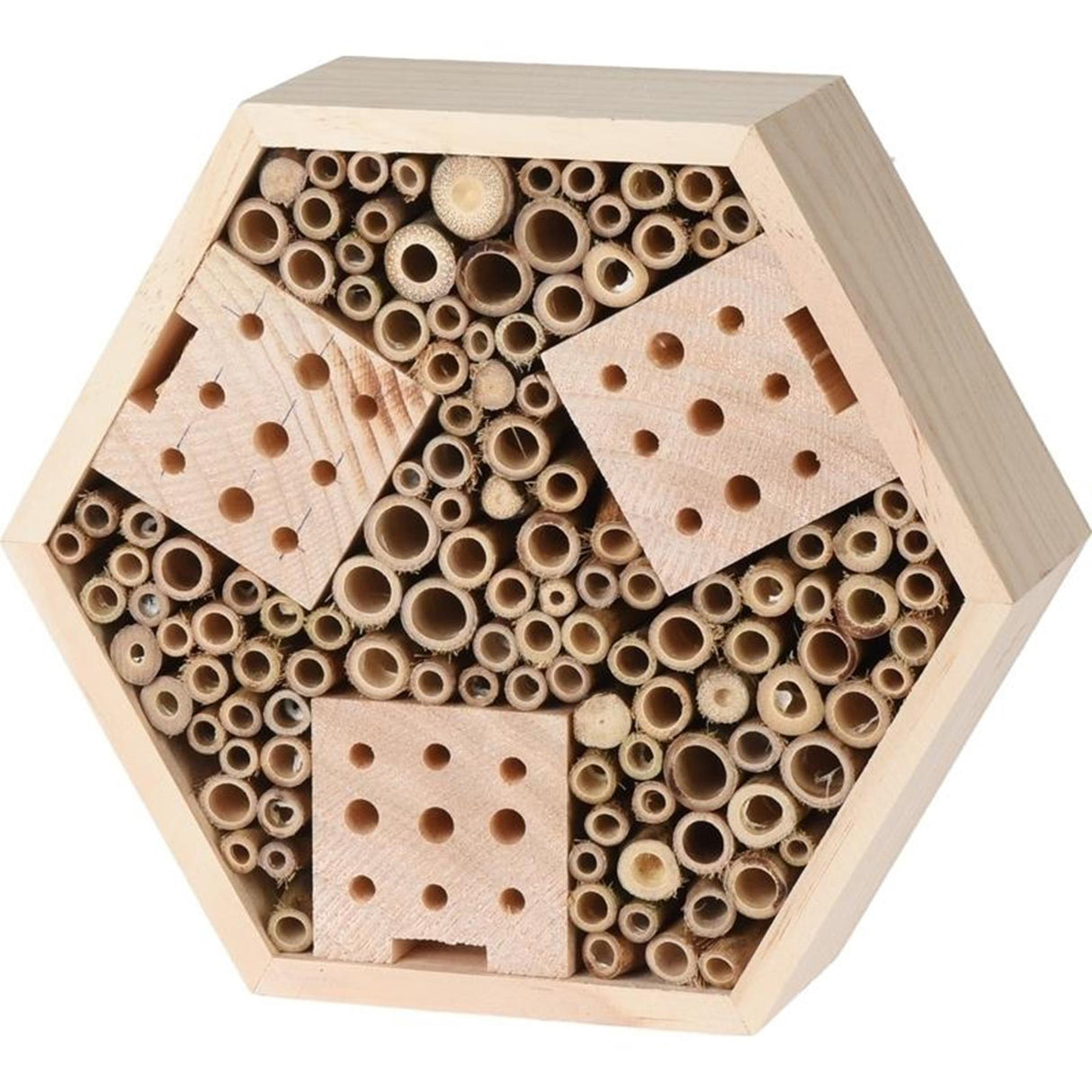 Pro Garden Insektenhotel Sechseck natur