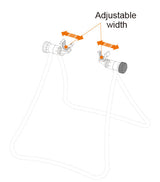 Ibera ib-st2 Fahrradständer, einfach zu bedienen