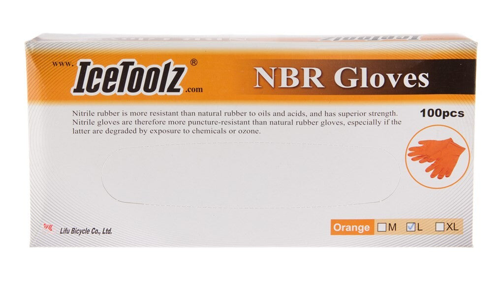 Icetoolz Handschuhe NBR Nitril, Größe L, 100 Stk