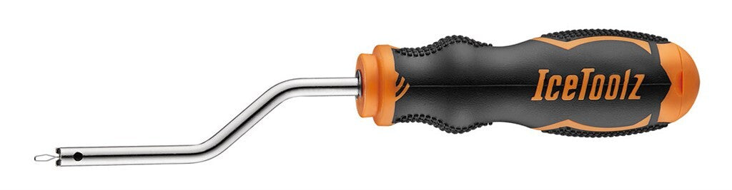 Verdraaibare spaaknippelspanner IceToolz 12S5 voor hoge velgen