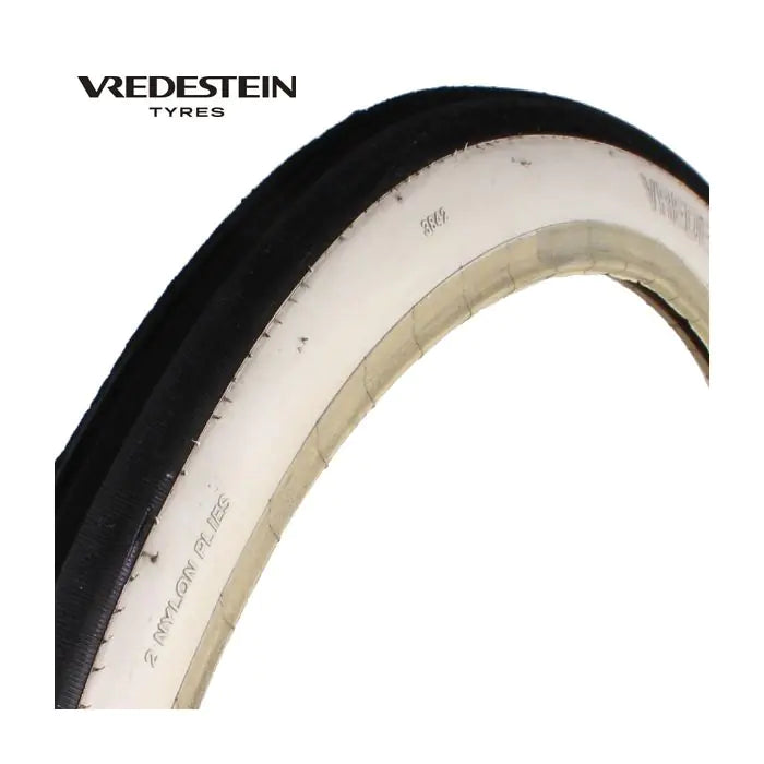 Vredestein 1,75-19 (23x2,00) Solex schwarz weiß TT-Gewinde 23111
