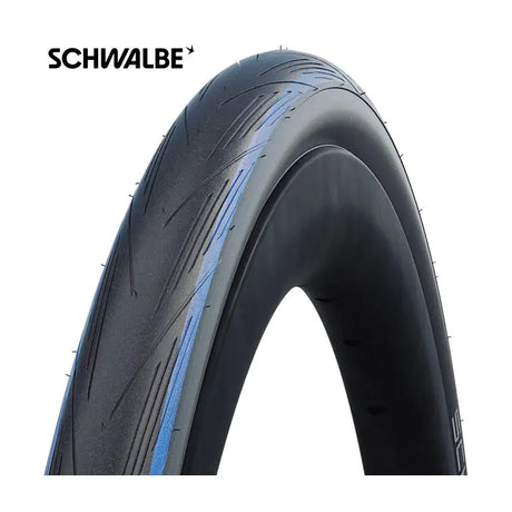 Klappband Schwalbe Lugano 2 K-Guard 28 x 1,00 25-622 mm-Black mit blauen Streifen
