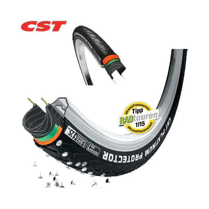 CST-Reifenplatinprot 28 x 1 5 8-1 3 8 (37-622) Schwarz