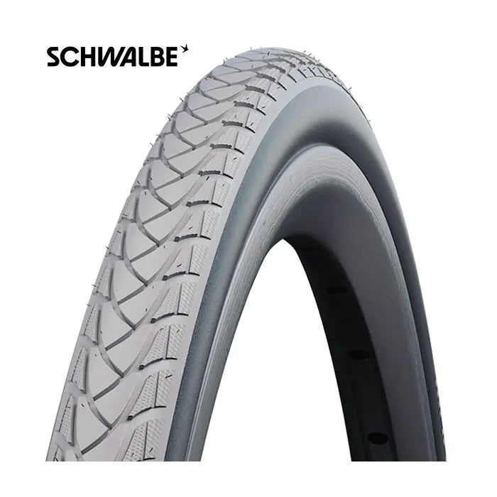 Schwalbe Reifen Marathon plus 24 x 1 3 8 Grau Schwarz