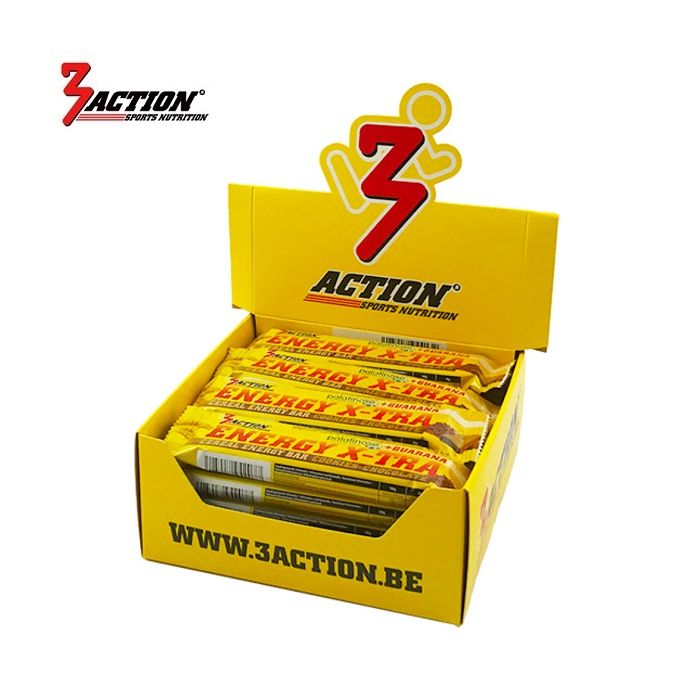 3Action Energy X-Tra Bar Cookies 45 Gramm – Displaybox 20 Stück – 1202030011