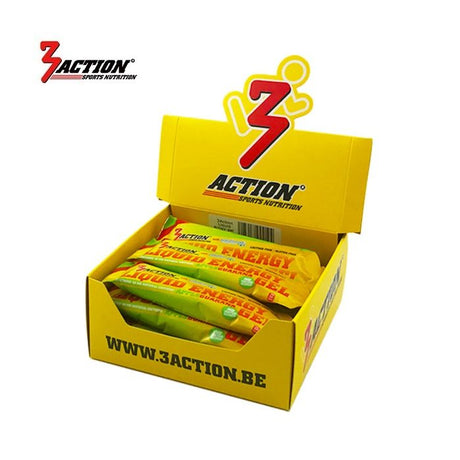 3action Liquid Energy Gel Apfel 55 ml – Displaybox 15 Stück – 1202020012