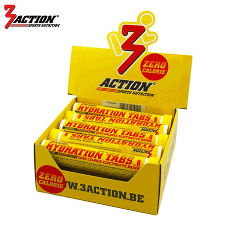 3action Hydration Tabs Lemon Tube 20 Tabs – Displaybox 10 Stück – 1202040001