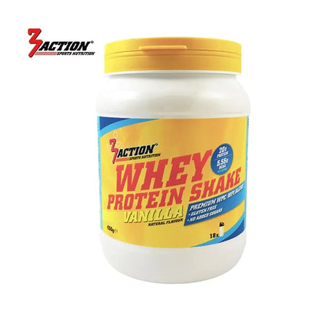 3action Whey Protein Shake Vanille 450 Gramm 1201000050