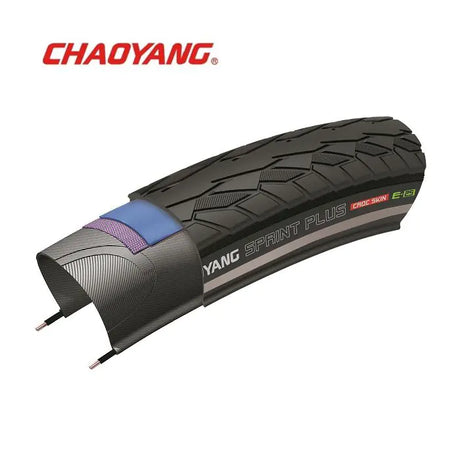 Chaoyang 28x1,50 (40-622) Sprint plus schwarzer Reflexfaden Crocskin (1,5 mm Kevlar-Floc + Nylon-Break) W211199n