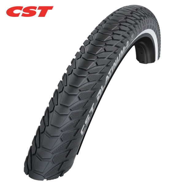 CST-Außengürtel Platinum E (1 mm Anti-Leak) Farbe: Schwarz mit Reflexionsgröße: 28x1.60, Etro 42-622