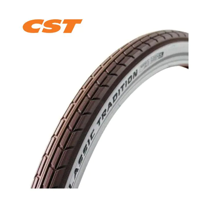Cst 28x1,75x2 (47-622) klassischer Tradition braun-weißer Reflexfaden 570544