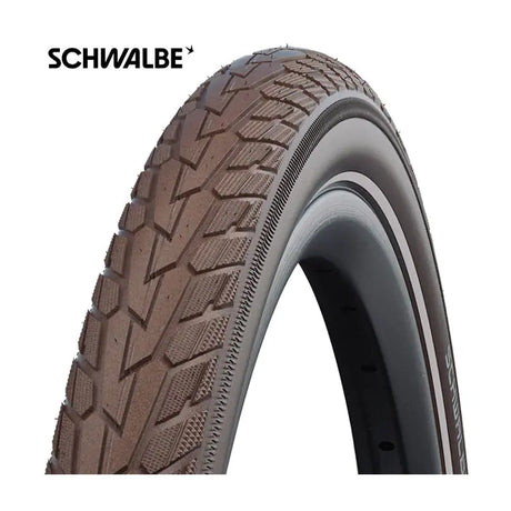 Schwalbe Road Cruiser K-Guard 26 x 1,75 47-559 mm-Brown mit Reflexion