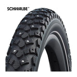 Schwalbe Äußeres 26-1,75 (47-559) Winter aktiv R 100 Spik Black