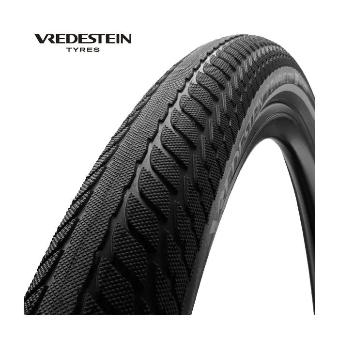Vredestein Reifen Dynamische Stadt 28 x 1,75 Schwarzer Reflieh